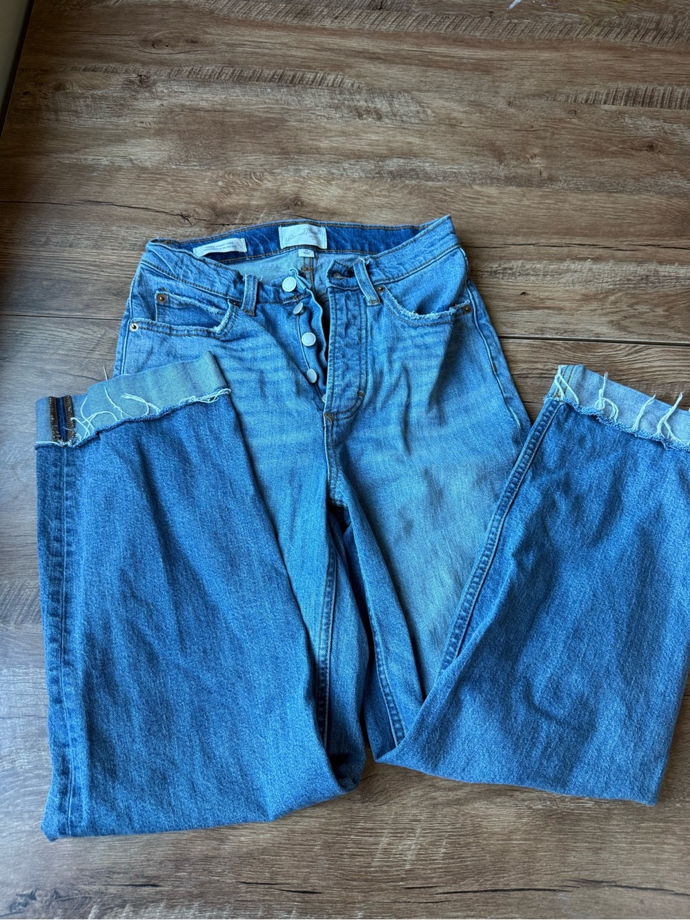 Universal Thread high rise wide leg Button-Fly Jeans - 4R